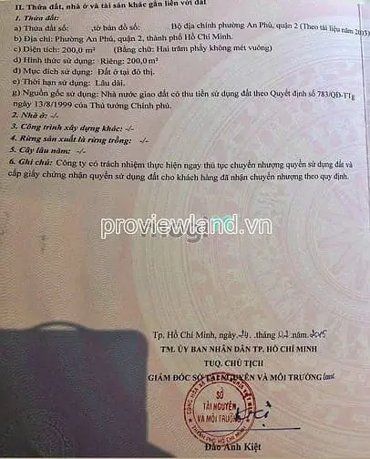 Bán Đất 200M² Lương Định Của, An Phú, Hướng Đông Nam, Giá 90 Tỷ