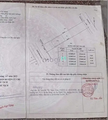 Bán Đất Mt Đường Đổ Đăng Tuyển Dt=9,2 X 60 569,2 M2 Có 120 M2 Thổ Cư