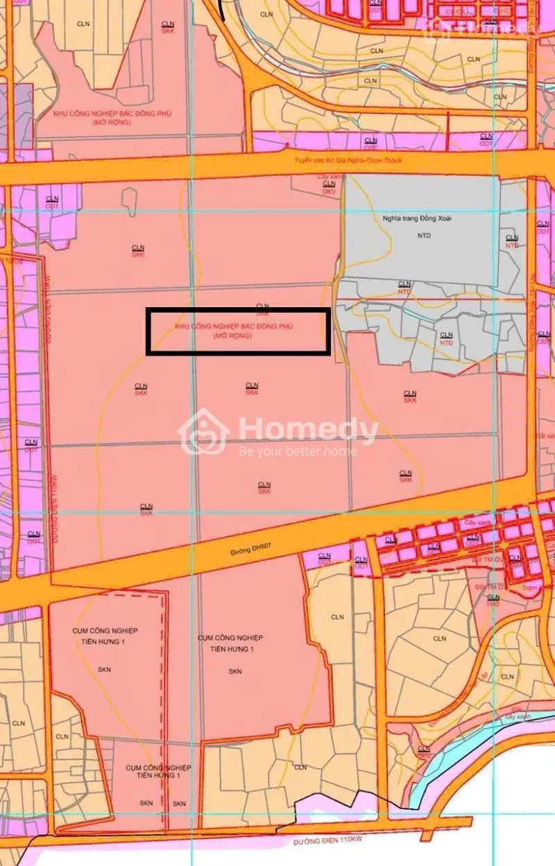 Chính Chủ Cần Tiền Bán Gấp Lô Đất Mặt Tiền Đường Nhựa 32M, Đối Diện Kcn Đồng Phú