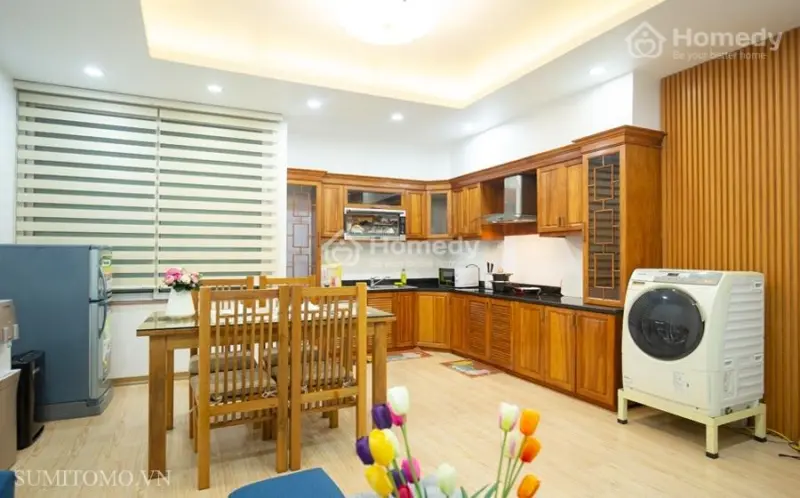 Căn Hộ Dịch Vụ 1 Ngủ Mới 85M2 Cho Thuê Tại Phố Kim Mã, Đối Diện Daewoo,Lotte,Hồ Thủ Lệ, Cạnh Rmit