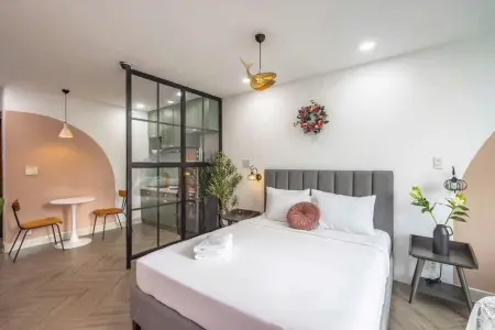 Cho Thuê Căn Hộ 1Pn Ban Công – Full Nội Thất Cao Cấp – Máy Giặt Riêng – Gần Etown Cộng Hòa