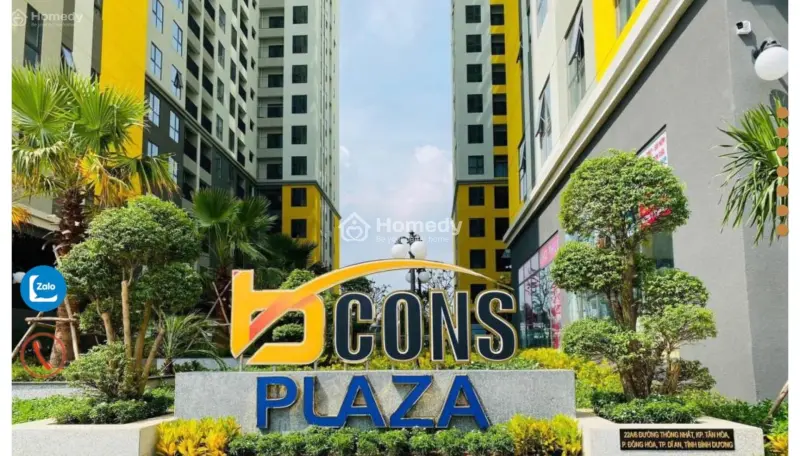 Căn Hộ C11.11 Bcons Plaza, 53M2, 2Pn, Khu Dân Cư Làng Đại Học, Giá 2,4 Tỷ