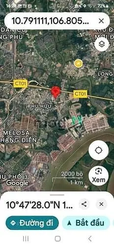Bán Đất Khu Dân Cư Đường 980 Nguyễn Duy Trinh .Phú Hữu Q9 - Ngang 5M