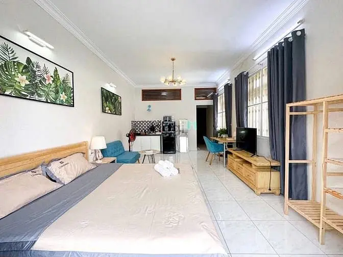 Mới 100% Studio Full Nội Thất Bancol Ngay Hồ Đắc Di