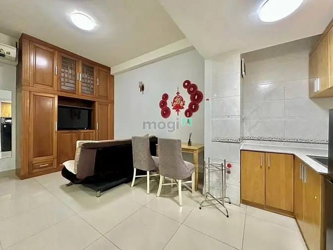 Cho Thuê 1Pn, 1Pk Rộng Rãi _ Đầy Đủ Nội Thất Gần Vòng Xoay Cống Quỳnh