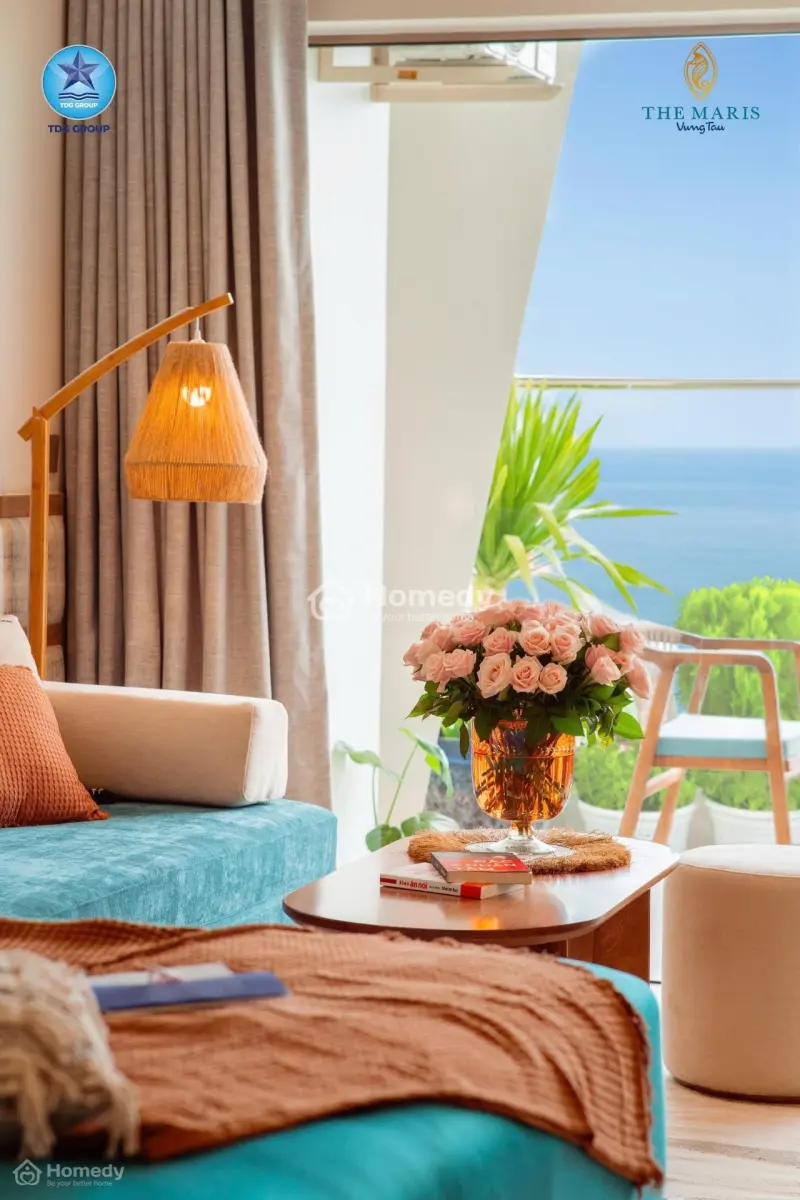 Bán Căn Studio Atlantic (The Maris) 45M², View Biển Trực Diện - Chỉ Cần 200Tr Ký Hđmb, Ls 0% 2 Năm