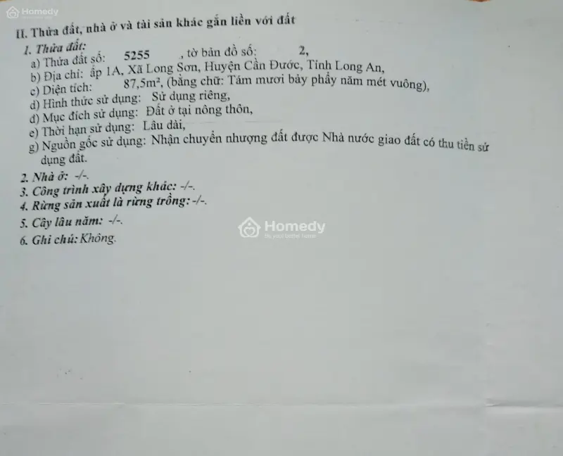 Đât Thổ Cư Cần Đước Long An, 4.5X20 Ngay Vành Đai 4, Giá 1,5 Tỷ