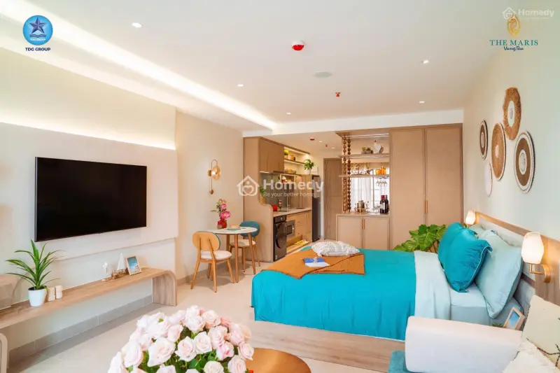Bán Căn Studio Atlantic (The Maris) 45M², View Biển Trực Diện - Chỉ Cần 200Tr Ký Hđmb, Ls 0% 2 Năm