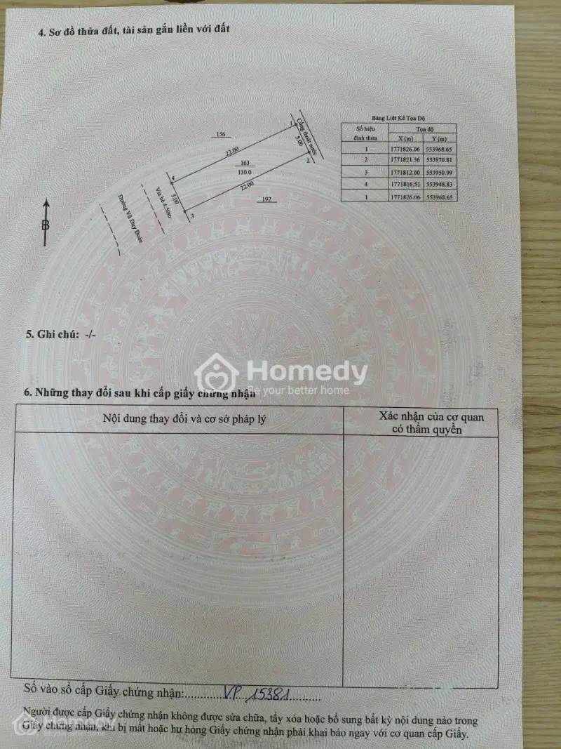 110M2/7,7 Tỷ Đường Vũ Duy Đoán 7,5M Lề 4,5 M, H: Tây, Sát Biển Son Thuỷ
