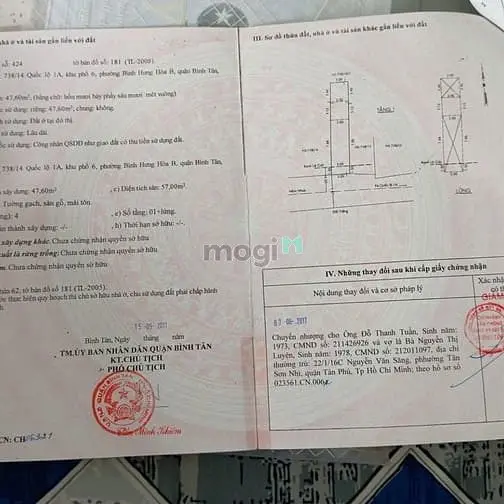 Bán Nhà Hẻm 738/14 Ql1A, P.bhhb, Bình Tân, 3X16M, 1 Lầu