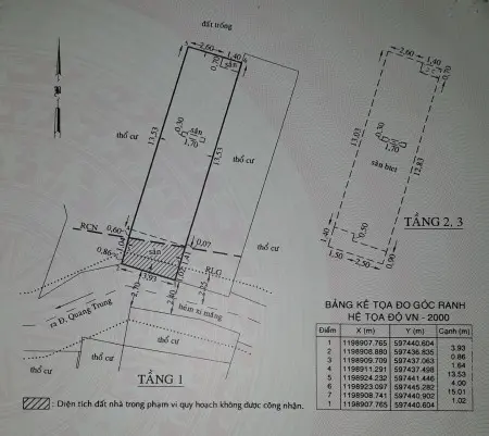 Cho Thuê Nhà Nguyên Căn 64M2, 3 Tầng 4 Phòng Ngủ, Đường Đỗ Thúc Tịnh, Gò Vấp.