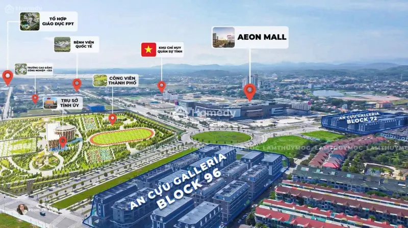 Bán Shophouse An Cựu City, Mặt Tiền Võ Nguyên Giáp, Đối Diện Aeon Mall Huế - Chiết Khấu Đến 12.5%