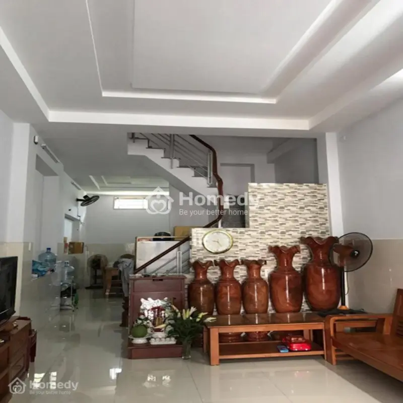 Cho Thuê Nhà Nguyên Căn 64M2, 3 Tầng 4 Phòng Ngủ, Đường Đỗ Thúc Tịnh, Gò Vấp