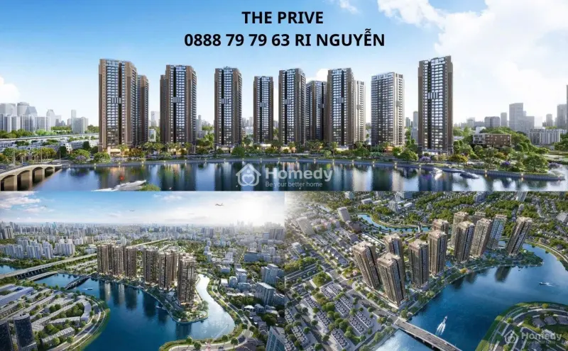 Căn Hộ Cao Cấp 02 Phòng Ngủ The Prive Tháp 10 Suất Ngoại Giao View Tầng Đẹp
