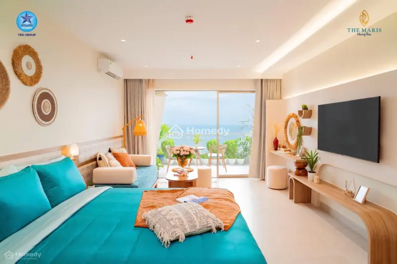 Bán Căn Studio Atlantic (The Maris) 45M², View Biển Trực Diện - Chỉ Cần 200Tr Ký Hđmb, Ls 0% 2 Năm
