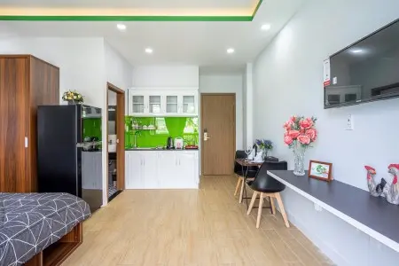 Cho Thuê Căn Hộ Studio 40M2 Full Nội Thức Ban Công Ung Văn Khiêm Gần Nguyễn Gia Trí