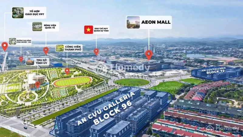 Bán Gấp Shophouse An Cựu Đối Diện Aeon Mall, Mặt Tiền Đường Võ Nguyên Giáp, Diện Tích 102M2