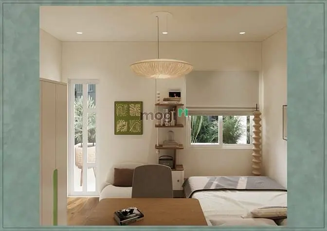 Căn Hộ 1Pn Mới 100% Ban Công Full Nội Thất Gần Công Viên Lê Thị Riêng