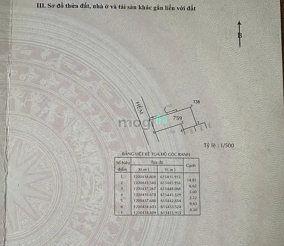 Bán Đất Hẻm 4 Đường 100A. Cầu Xây , Tân Phú. Q9 - Dt: 77M2
