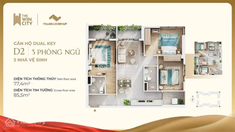 🔥 Cần Bán Nhanh Căn 3 Phòng Ngủ Tại The Win City – Đức Hòa, Long An