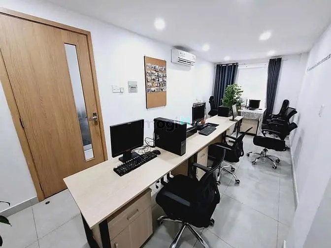 Cho Thuê Vp Trệt Lửng 1 Lầu, Sẵn Hầm, Thang Máy. Giá 35Tr/Th (Đã Vat)