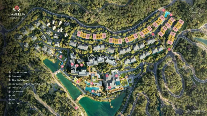 Biệt Thự Khoáng Nóng Camellia Residences , View Tuyệt Đẹp Giữa Miền Thông Reo, 160/322M, Giá 17 Tỷ