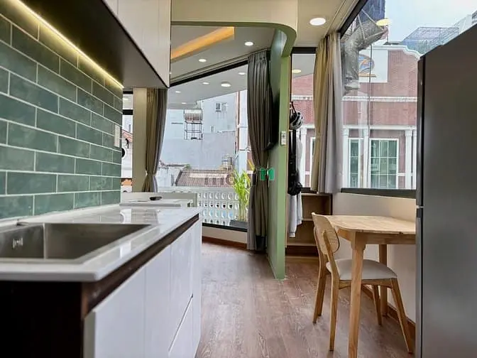 Căn Hộ Studio Full Nội Thất Máy Giặt Riêng Gần Công Viên Hoàng Văn Thụ