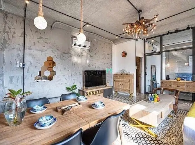 Penthouse 2 Phòng Ngủ Thiết Kế Đẹp Full Nội Thất Rộng 100M2 Khu Đa Kao