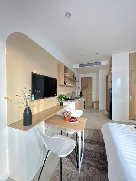 Cho Thuê Căn Hộ 1Pn Full Nội Thất, Ban Công – Thang Máy Trung Tâm Tân Bình