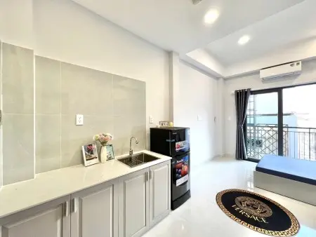 Cho Thuê Căn Hộ Studio Ban Công, Đầy Đủ Nội Thất - 45M2 - 4Tr9 | Nguyễn Sỹ Sách, Tân Bình