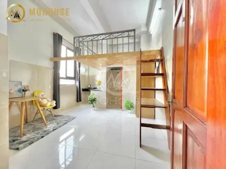 Cho Thuê Phòng Có Gác Cao – Cửa Sổ Trời Siêu To - Thang Máy-Trống Sẵn.