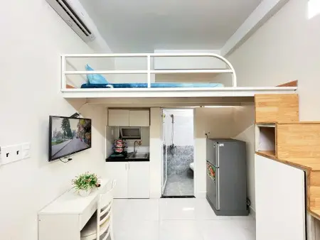 Căn Hộ Gác Lửng Xinh Lung Linh Ngay Chợ Nguyễn Văn Trỗi