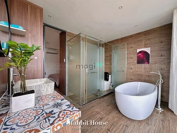 Penthouse 2Pn 1Wc Sân Vườn Riêng Bồn Tắm Máy Giặt Sấy Riêng View Đẹp