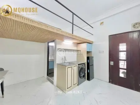 Phòng Trọ Gác Cao Gần Q1, Q2 Ngay Ngã Tư Hàng Xanh Có Máy Giặt Riêng Full Nt 30M2 Ở Nguyễn Gia Trí