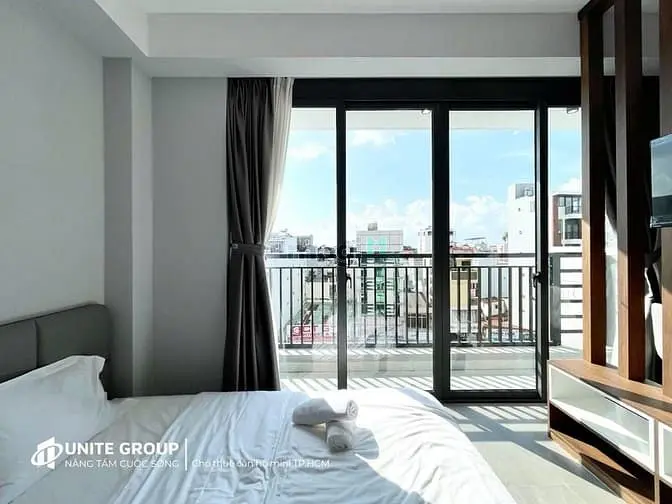 🌸 Cho Thuê Căn Hộ 1Pn Ban Công Full Nội Thất Ngay Cv Lê Thị Riêng Q10