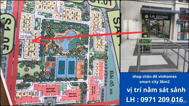 Bán Shop Chân Đế Tại Vinhomes Smart City, 8,5 Tỷ, 35M2, Mặt Tiền 5M