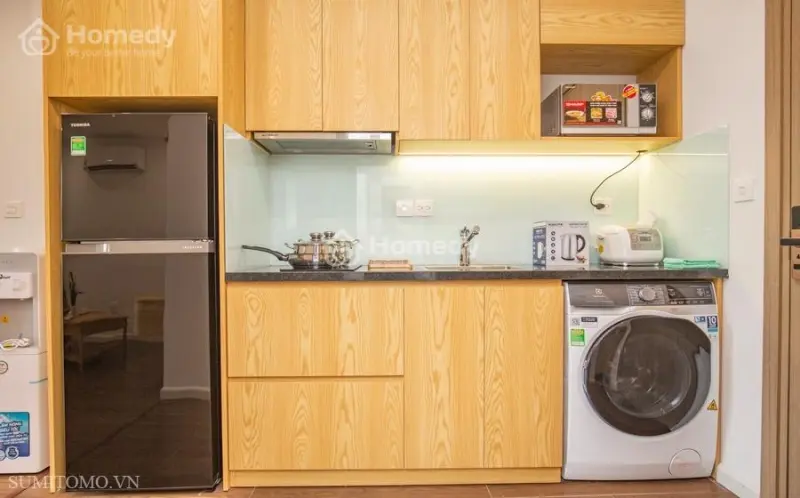 Căn Hộ Dịch Vụ 1Ngủ Mới Cho Thuê Phố Phan Kế Bính Nội Thất Mới, Gần Lotte Cho Khách Nhật