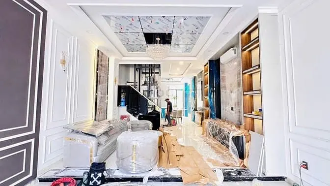 Nhà Phố Hiện Đại Phong Cách Châu Âu - Đường Rộng 12M Kdc Dân Trí Cao