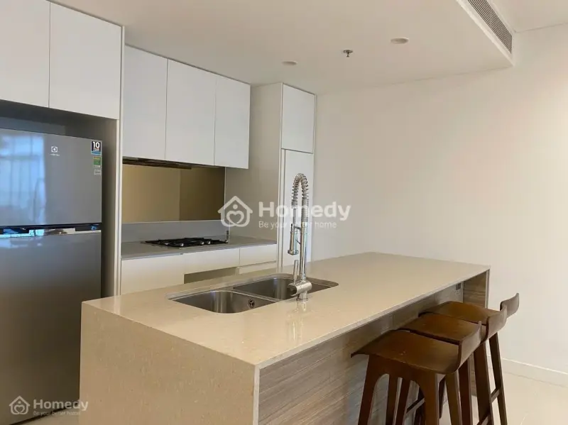 Cho Thuê Căn Hộ 1Pn Ở City Garden - Tầng Trung View Hồ Bơi