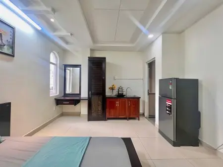 Phòng Cửa Sổ Thoáng 25M2 Full Tiện Nghi Độc Lập Gần Chợ Tân Hương