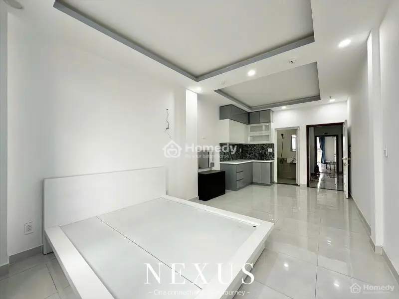 Cho Thuê Căn Hộ Dịch Vụ Mới Toanh Emart Phan Văn Trị Ban Công Cửa Sổ Full Nội Thất