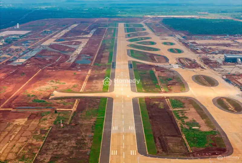 Bán Đất Gần Cổng 2 Sân Bay Long Thành – Sổ Riêng, Thổ Cư 100% – Gía Chỉ Từ 16,8 Triệu/M2