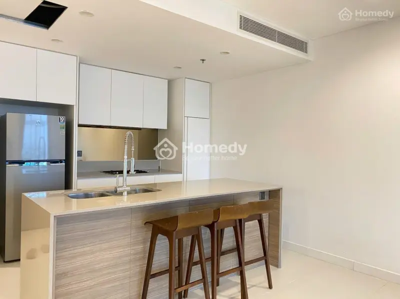 Cho Thuê Căn Hộ 1Pn Ở City Garden - Tầng Trung View Hồ Bơi