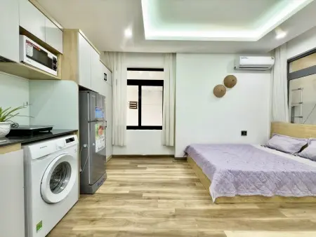 Căn Hộ Studio Full Nội Thất – Cửa Sổ Trời – Máy Giặt Riêng – Thang Máy – An Ninh 24/7 - Gần Q3 - Qtb