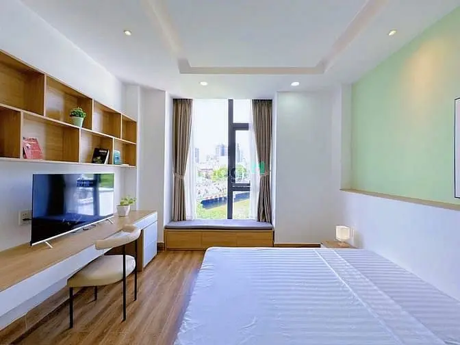 🏯Siêu Phẩm Ban Công Full Nội Thất - Máy Giặt Ngay Đh Kinh Tế Q10