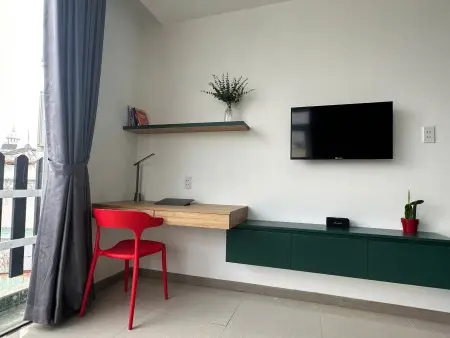Cho Thuê Căn Studio Tách Bếp – Full Nội Thất – View Thoáng | Sao Mai, Tân Bình
