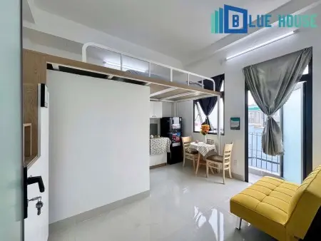 Cho Thuê Phòng Trọ Có Gác Duplex - Ban Công - Cửa Sổ - Đầy Đủ Nội Thất - Ngay Aeon - Huit