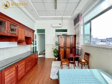 Studio Full Nội Thất Cửa Sổ Lớn Rộng 40M2 Gần Sân Bay, Etown, Khi K300 Quận Tân Bình