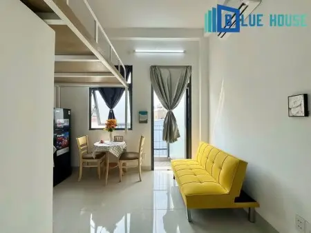 Cho Thuê Phòng Trọ Có Gác Duplex - Ban Công - Cửa Sổ - Đầy Đủ Nội Thất - Ngay Aeon - Huit