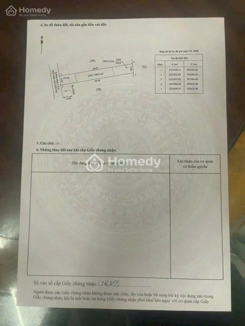 Cần Bán Đất Phường Phú An Bến Cát Gần Ngã Tư Phú Thứ Đường Nhựa 5M